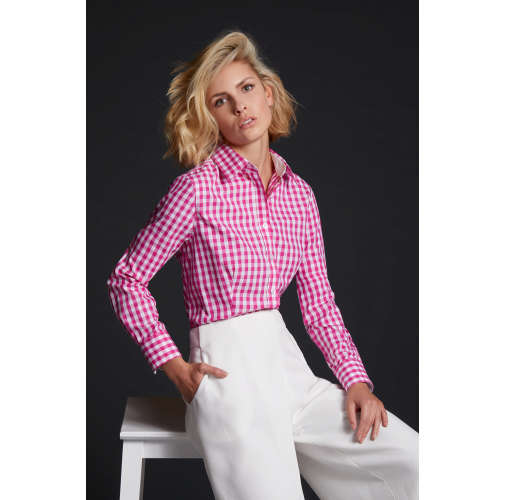 Ladies\' Checked Blouse