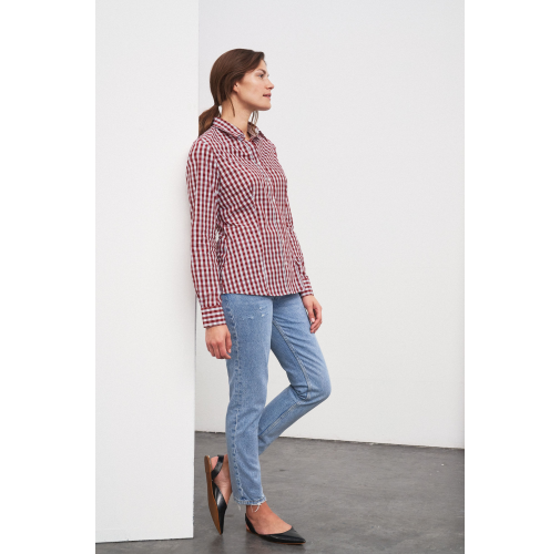 Ladies\' Checked Blouse