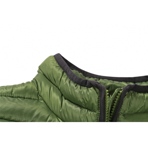 black/black Men's Quilted Down Jacket