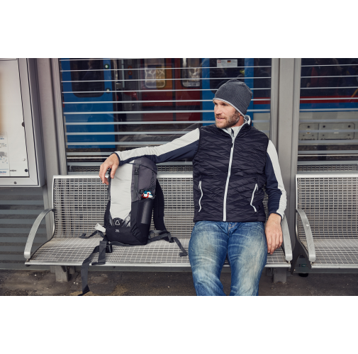 black/silver Men's Lightweight Vest