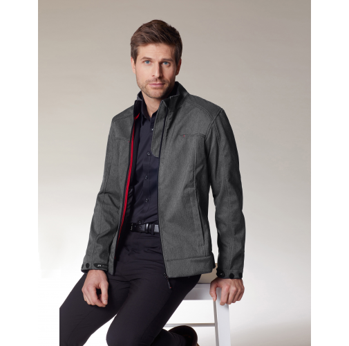 dark-melange Men's Softshell Jacket