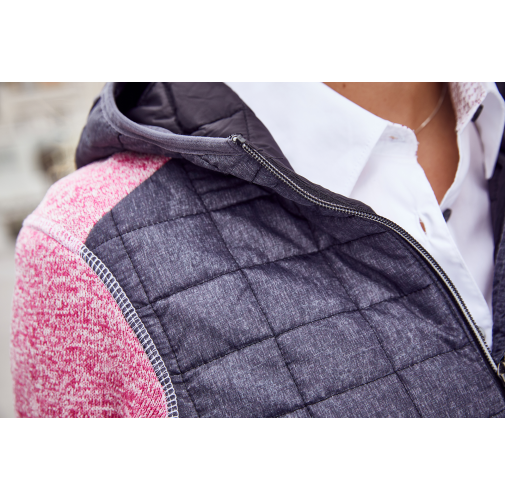 Ladies\' Knitted Hybrid Jacket