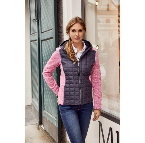 Ladies\' Knitted Hybrid Jacket