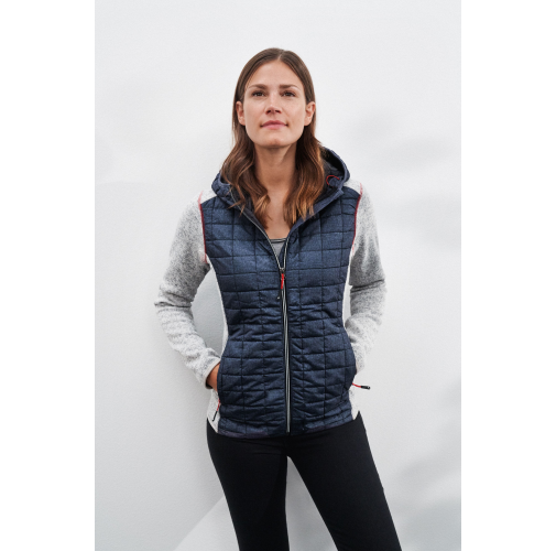Ladies\' Knitted Hybrid Jacket