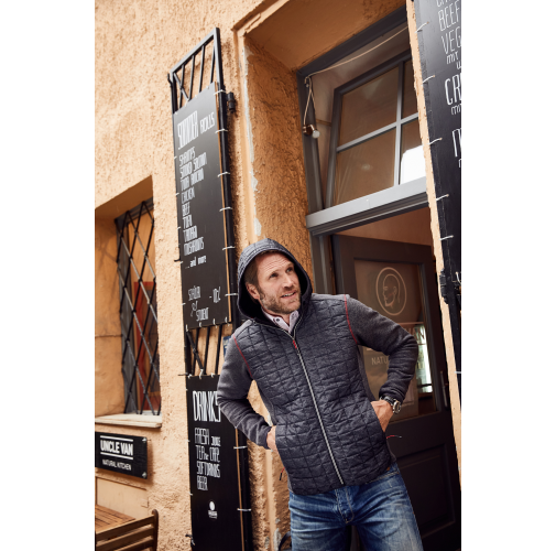 Men\'s Knitted Hybrid Jacket