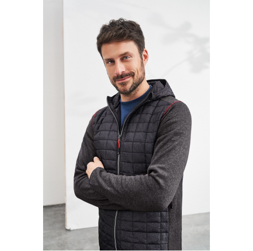 Men\'s Knitted Hybrid Jacket