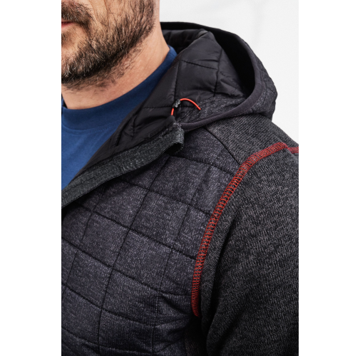 Men\'s Knitted Hybrid Jacket