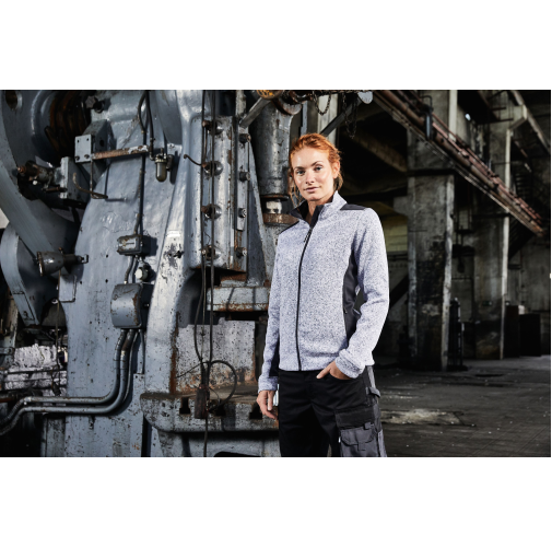 Ladies\' Knitted Workwear Fleece Jacket - STRONG -