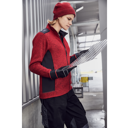 Ladies\' Knitted Workwear Fleece Jacket - STRONG -