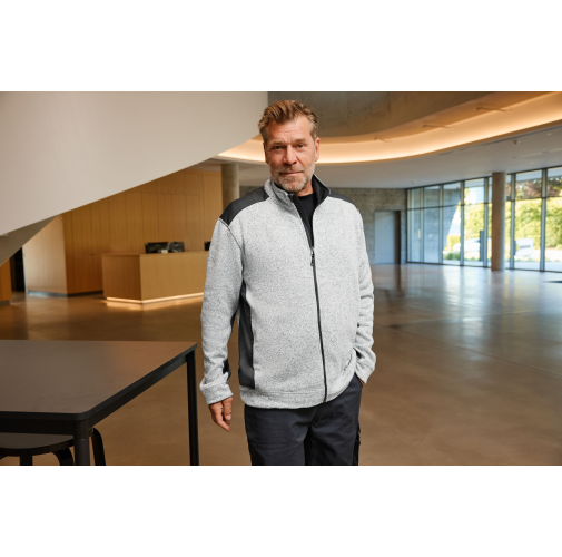 Men\'s Knitted Workwear Fleece Jacket - STRONG -