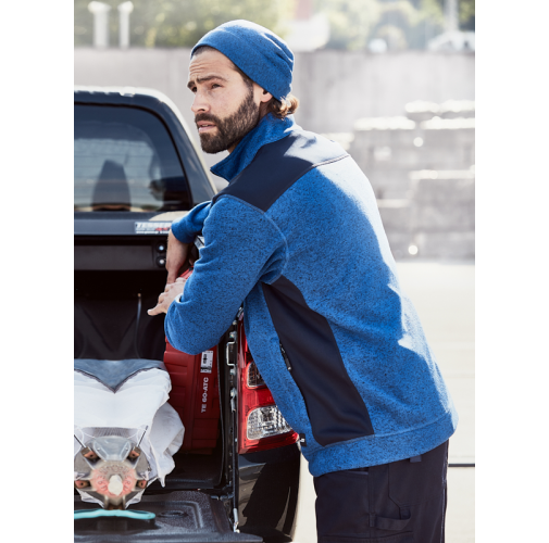 Men\'s Knitted Workwear Fleece Jacket - STRONG -