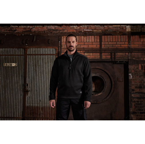 Men\'s Knitted Workwear Fleece Half-Zip - STRONG -