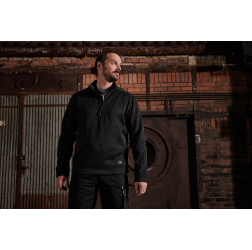 Men\'s Knitted Workwear Fleece Half-Zip - STRONG -