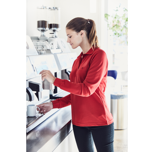 Ladies\' Workwear Polo Pocket Longsleeve