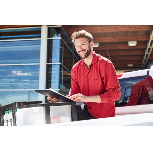 Men\'s Workwear Polo Pocket Longsleeve