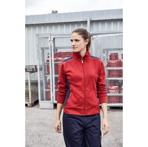 Ladies\' Workwear Sweat Jacket - COLOR -