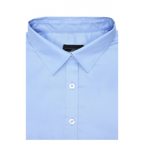 Ladies\' Shirt Short-Sleeved Micro-Twill