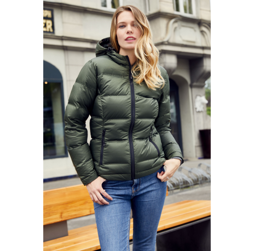 Ladies\' Hooded Down Jacket