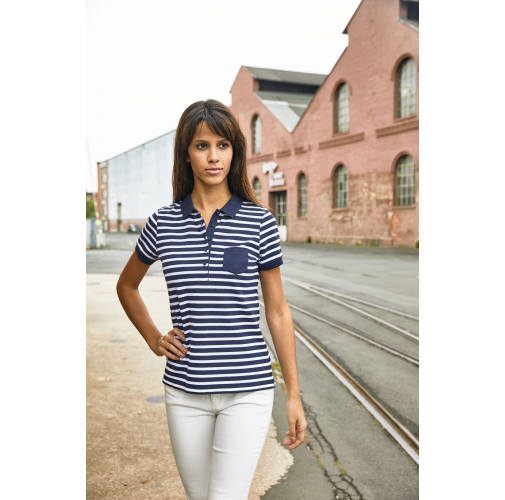 Ladies\' Polo Striped