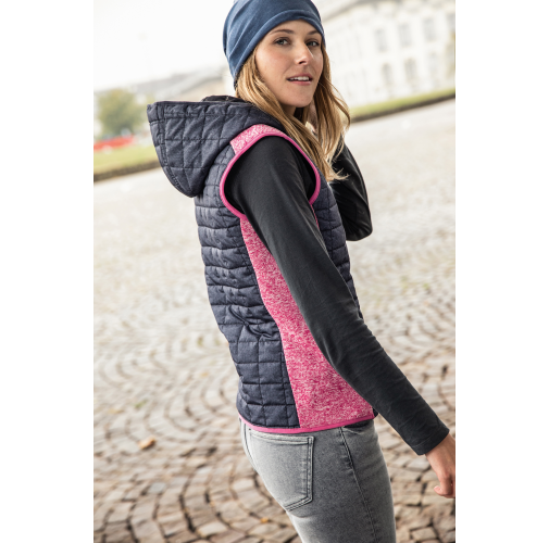 Ladies\' Knitted Hybrid Vest