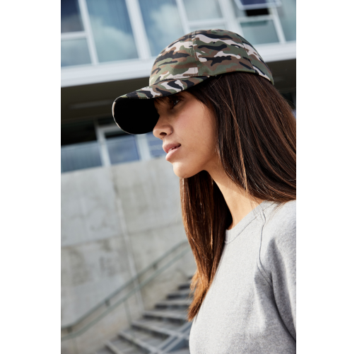 6 Panel Camouflage Cap