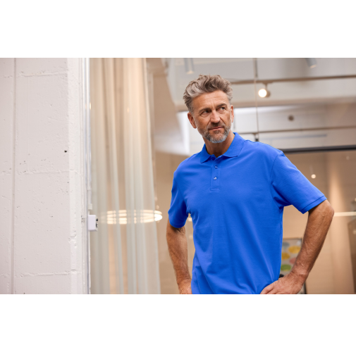 Men\'s BIO Stretch-Polo Work - SOLID - OCS Blended