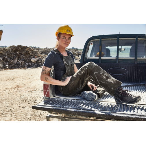 Workwear Pants with Bib - SOLID -