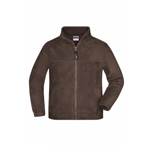 brown Full-Zip Fleece Junior