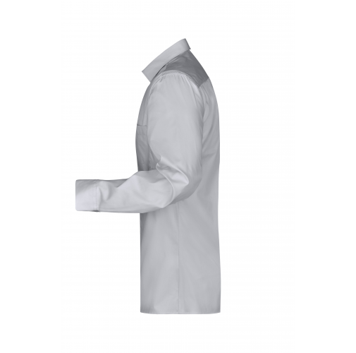 light-grey Men's Business Shirt Long-Sleeved
