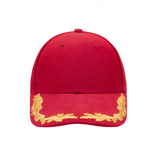 red 6 Panel VIP Cap