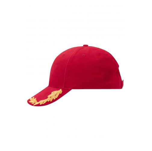 red 6 Panel VIP Cap