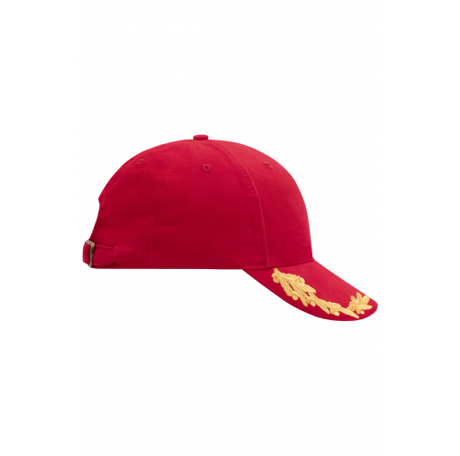 red 6 Panel VIP Cap
