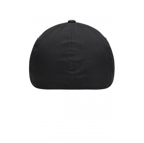 black/cream Flexfit® Ripstop Sandwich Cap