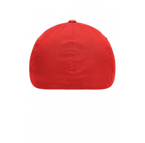 red/silver Flexfit® Ripstop Sandwich Cap