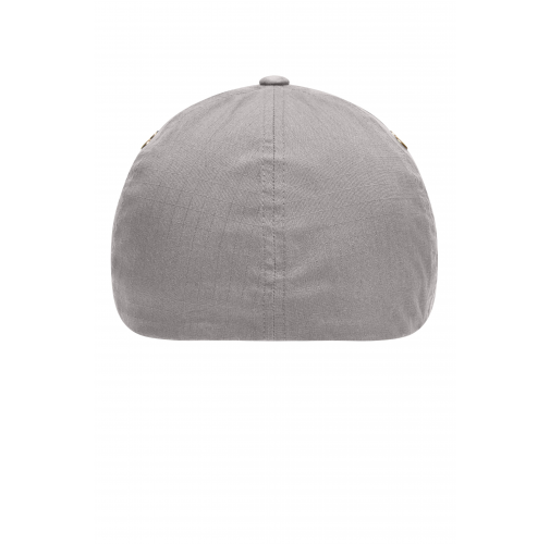 silver/black Flexfit® Ripstop Sandwich Cap