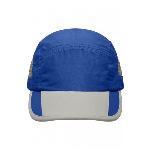 royal/light-grey 5 Panel Sportive Cap