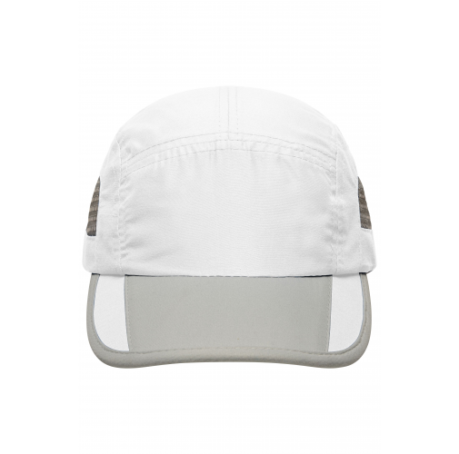 white/light-grey 5 Panel Sportive Cap