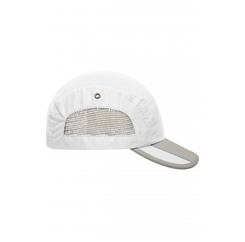 white/light-grey 5 Panel Sportive Cap