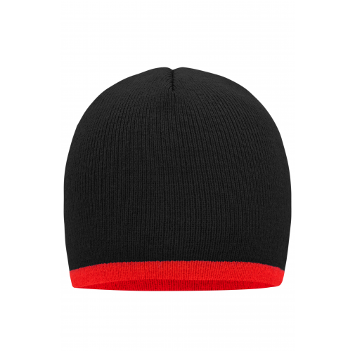 Beanie with Contrasting Border