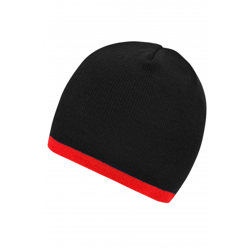 Beanie with Contrasting Border