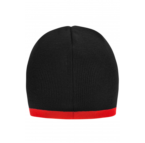 Beanie with Contrasting Border