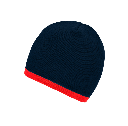 Beanie with Contrasting Border