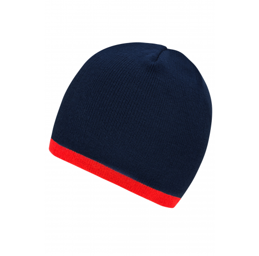 Beanie with Contrasting Border