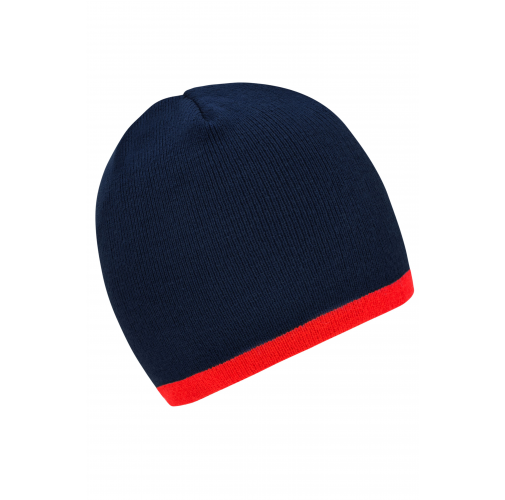 Beanie with Contrasting Border