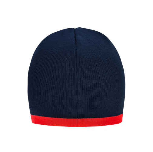 Beanie with Contrasting Border