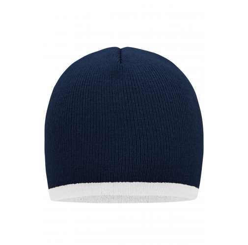Beanie with Contrasting Border