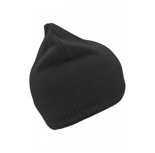Knitted Beanie with Fleece Inset