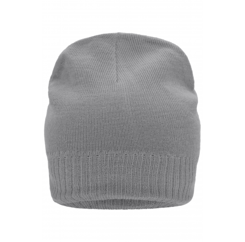 Knitted Beanie with Fleece Inset