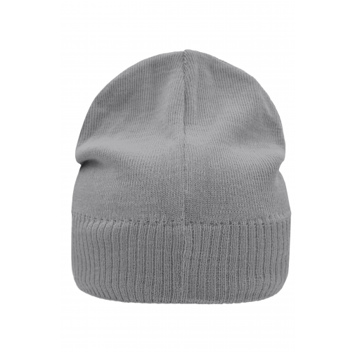 Knitted Beanie with Fleece Inset
