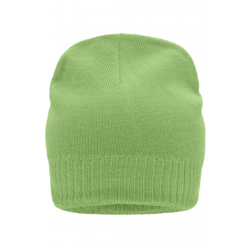 Knitted Beanie with Fleece Inset
